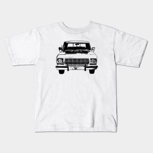 F 150 Ranger Supercab Sketch Art Kids T-Shirt